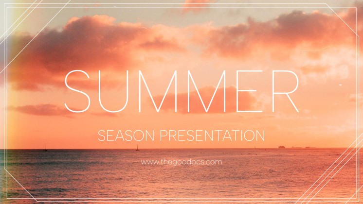 Summer Time  Google Slides & PowerPoint