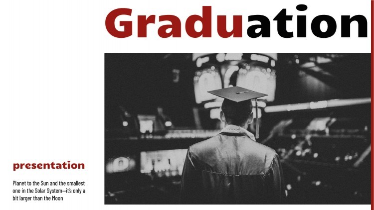 Dark Modern Graduation | Free Google Slide Theme