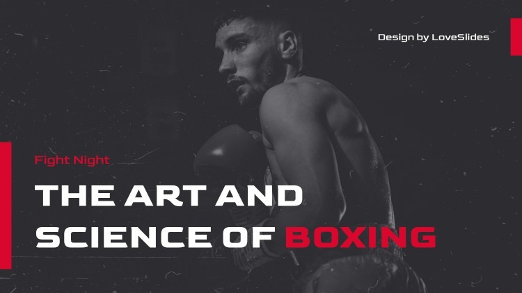 Stylish Science of Boxing | Free Google Slide Theme