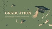 Green Stylish Graduation - Education Green Stylish Graduation - Education