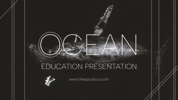 Black Minimalist Ocean - Education