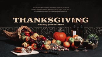 Black Rustic Thanksgiving - Holidays