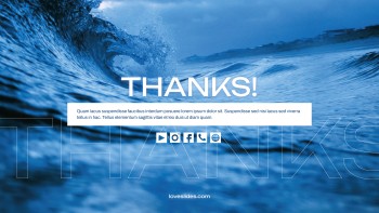 Blue Simple Beach | Free Google Slide Theme