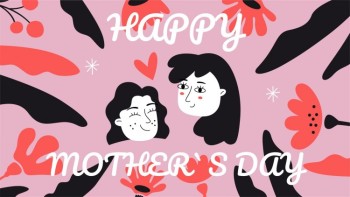 Cute Pink Mother`s Day - Mother's Day