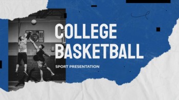 Dark Blue College Basketball - Basketball