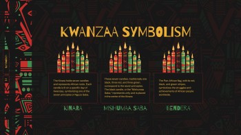 Dark Colorful Kwanzaa - Holidays Dark Colorful Kwanzaa - Holidays