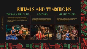 Dark Colorful Kwanzaa - Holidays Dark Colorful Kwanzaa - Holidays