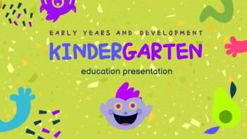 Funny Colorfull Kindergarten - Education