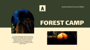 Green and Ochre Forest Camp - Forest
