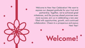 Green And Pink New Year - Holidays Green And Pink New Year - Holidays