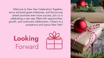 Green And Pink New Year - Holidays Green And Pink New Year - Holidays