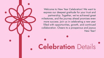 Green And Pink New Year - Holidays Green And Pink New Year - Holidays