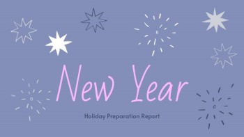 Holiday Preparation Report - New Year