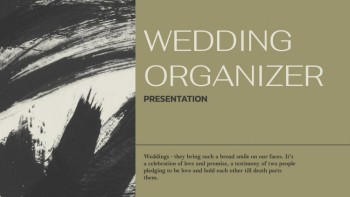 Modern Wedding Organizer - Wedding