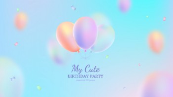 Pastel Cute Birthday - Birthday