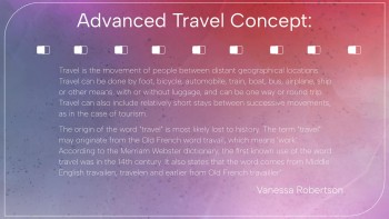 Purple Gradient World Travel - Marketing Purple Gradient World Travel - Marketing