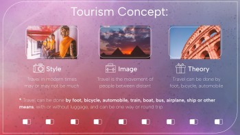 Purple Gradient World Travel - Marketing Purple Gradient World Travel - Marketing