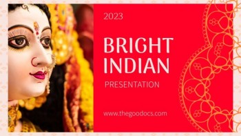 Red Bright Indian Presentation - Indian