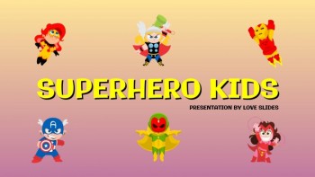 Bright Superhero Kids - Superhero
