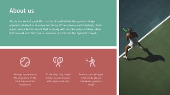Tennis Academy | Free Google Slide Theme